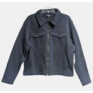 NEW Patagonia Womens Better Sweater Zippered Chore Jacket Pitch Blue M 26115